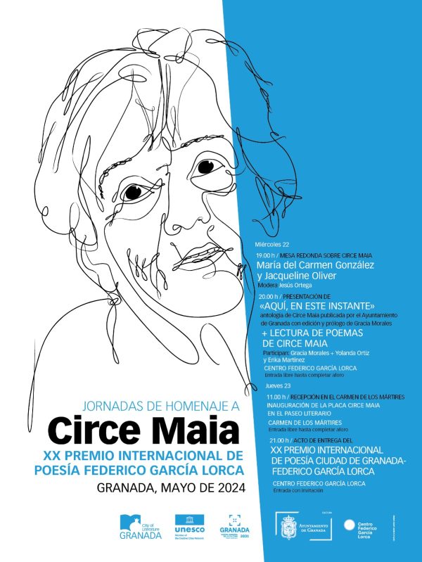 Cartel de las Jornadas de homenaje a Circe Maia