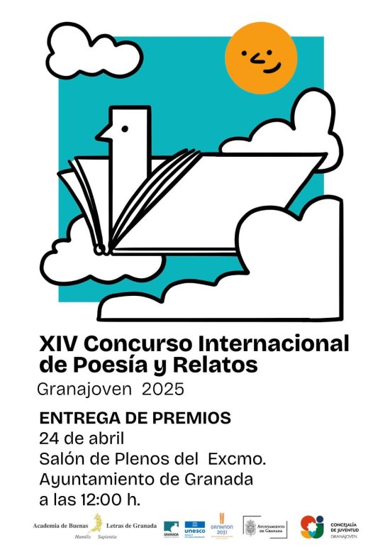 Cartel de la entrega de premios Granajoven 2025