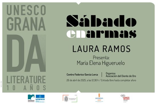 Cartel de la lectura de Laura Ramos en Sábado en armas