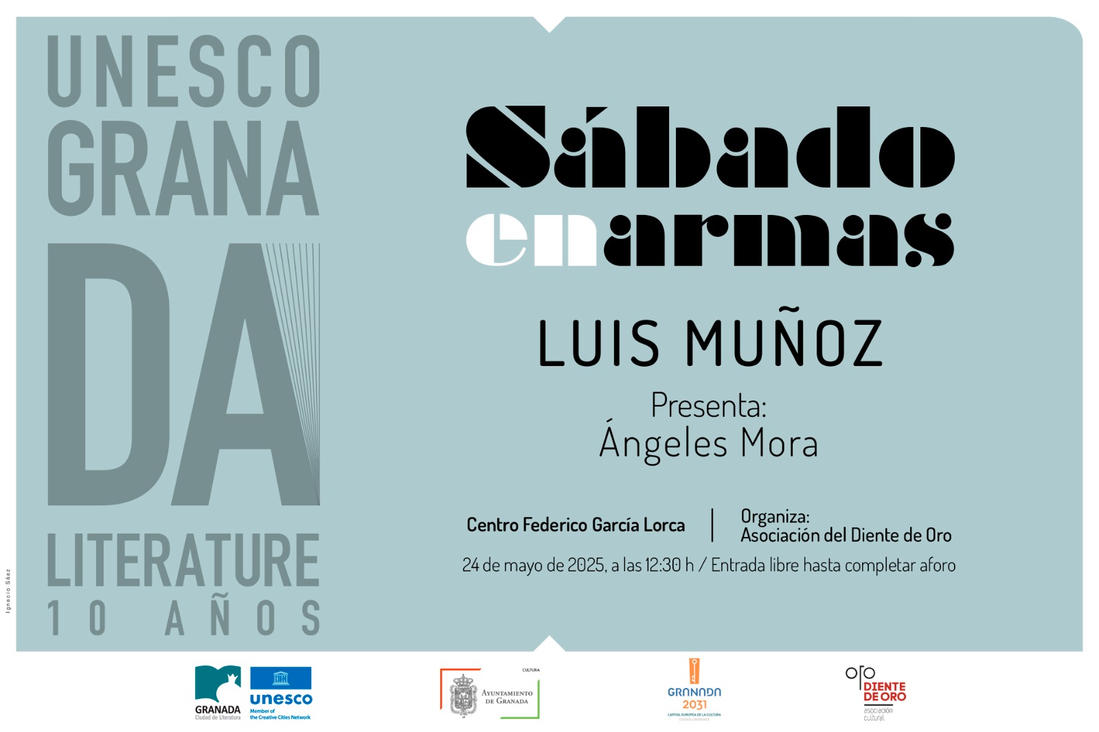 Luis Muñoz en el ciclo Sábado en armas, 24 de mayo de 2025