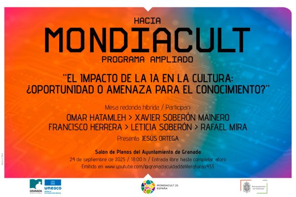 Cartel Mesa Redonda el Impacto de la IA en la cultura