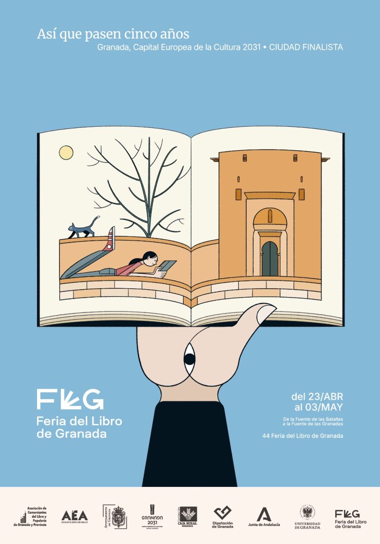 Cartel oficial de la feria del libro de granada 2026